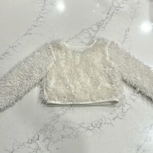 Pippa & julie all white size 4 sweater
